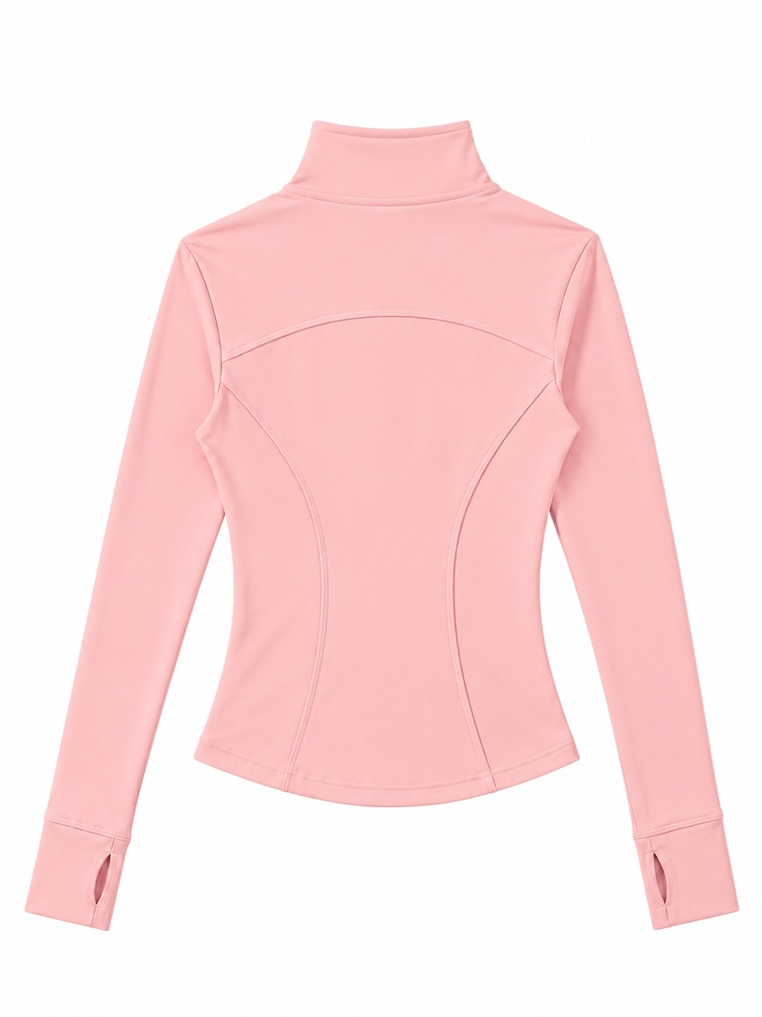 LONG AIR ZIP-UP PINK — AÉRIA 롱 집업 상품 사진